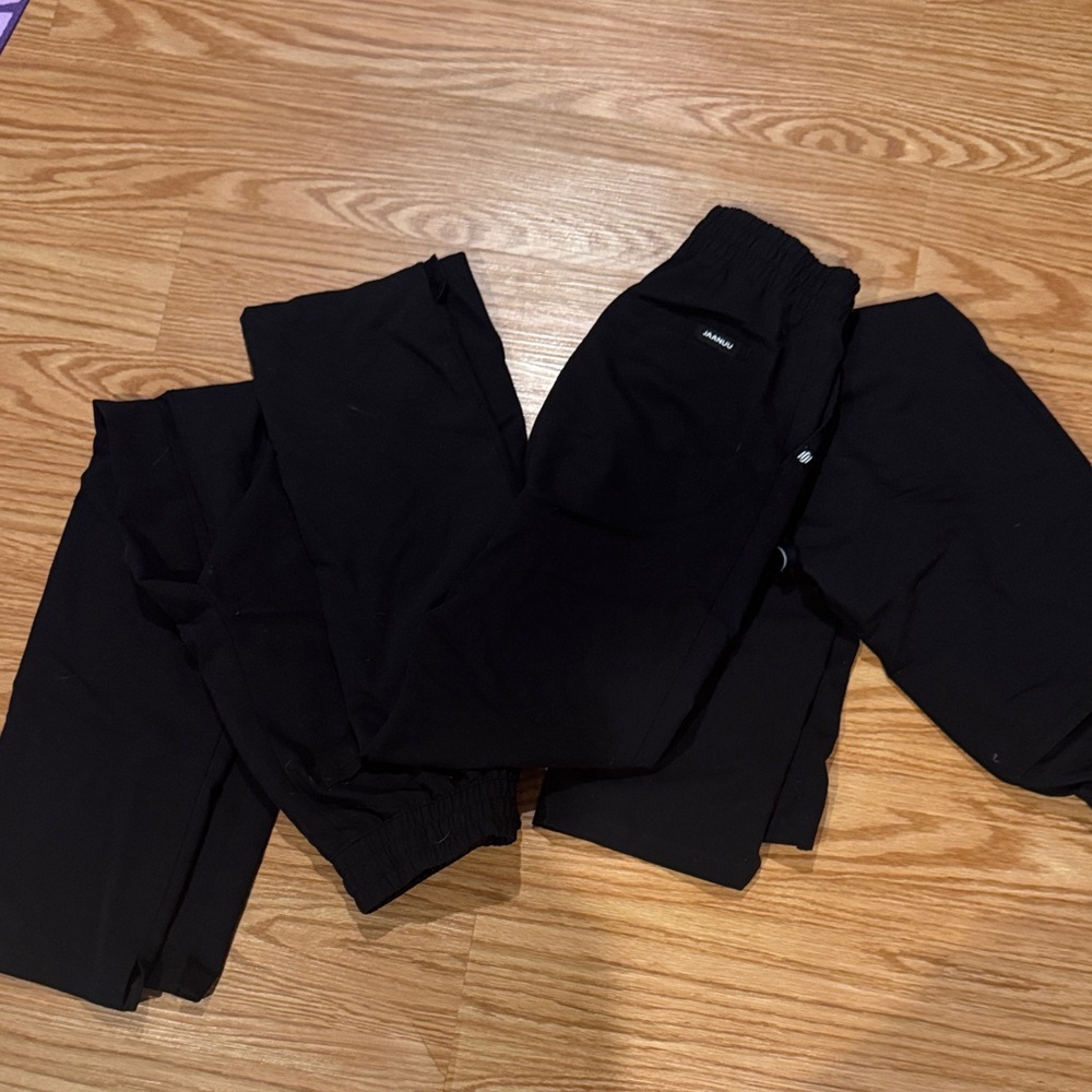 Jaanuu Black Scrub Pants